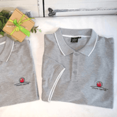 Line Men Polo Shirt with LOGO